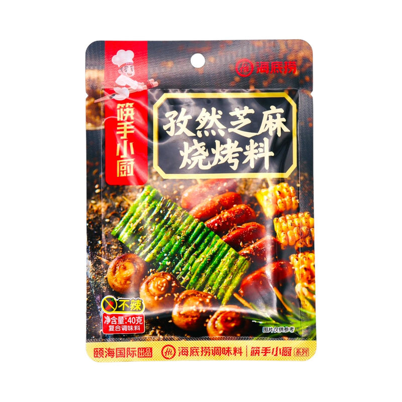 HDL Cumin and Sesame BBQ Seasoning 海底撈孜然芝麻燒烤料 40g - Tuk Tuk Mart