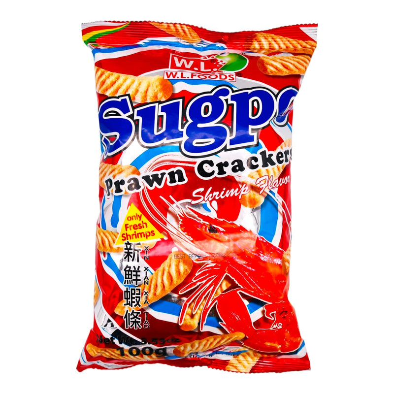 W. L. Sugpo Prawn Crackers 100g - Tuk Tuk Mart