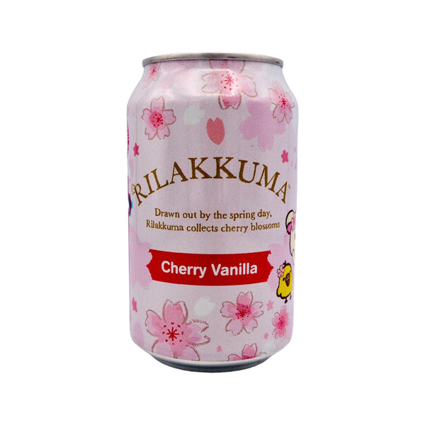 Kawaji Rilakkuma Cherry Vanilla Flavour Soda 330ml - Tuk Tuk Mart