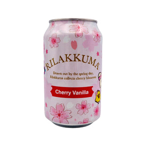 Kawaji Rilakkuma Cherry Vanilla Flavour Soda 330ml - Tuk Tuk Mart
