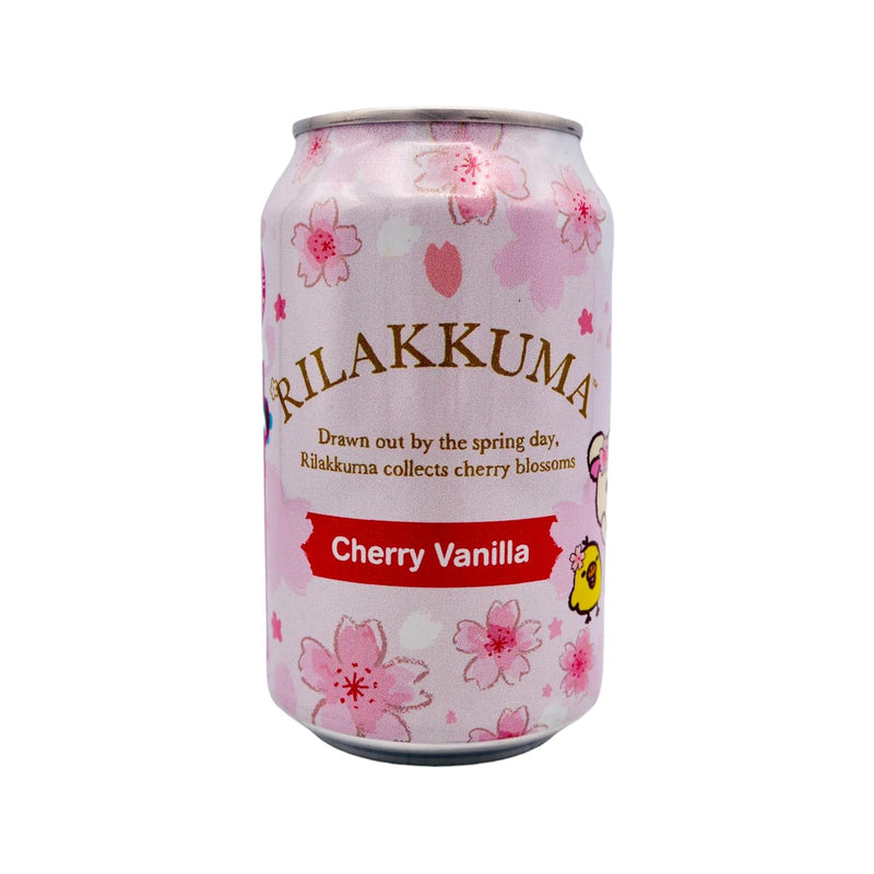 Kawaji Rilakkuma Cherry Vanilla Flavour Soda 330ml - Tuk Tuk Mart