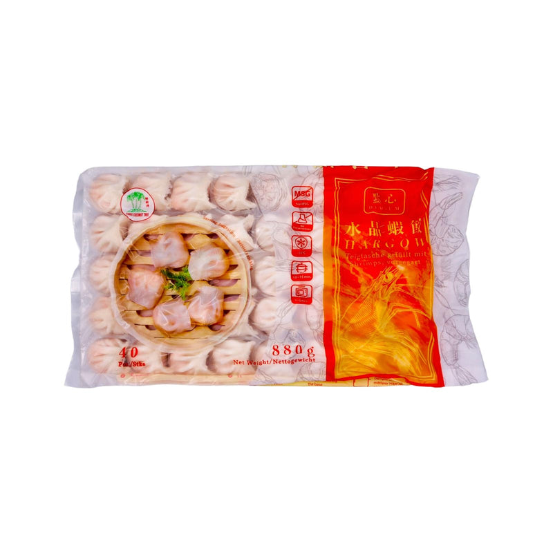 Three Coconut Tree Shrimp Ha Kao 椰樹牌蝦餃 (40 Pcs) 880g (Frozen) - Tuk Tuk Mart