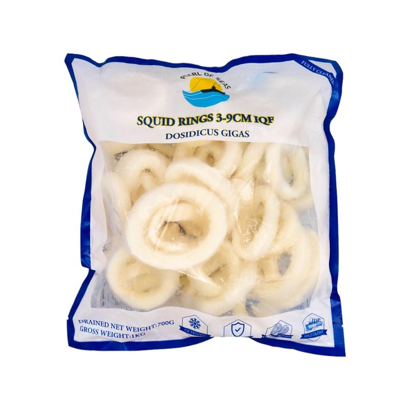Pearl Of Seas Squid Ring 3-9cm I.Q.F 700g (Frozen) - Tuk Tuk Mart