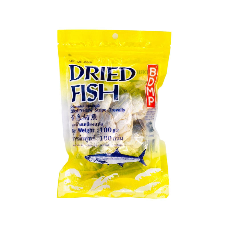 BDMP Dried Yellow Stripe Trevally 黃色柄魚 100g (Frozen) - Tuk Tuk Mart