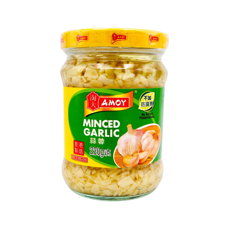 Amoy Minced Garlic 淘大蒜蓉 220g - Tuk Tuk Mart