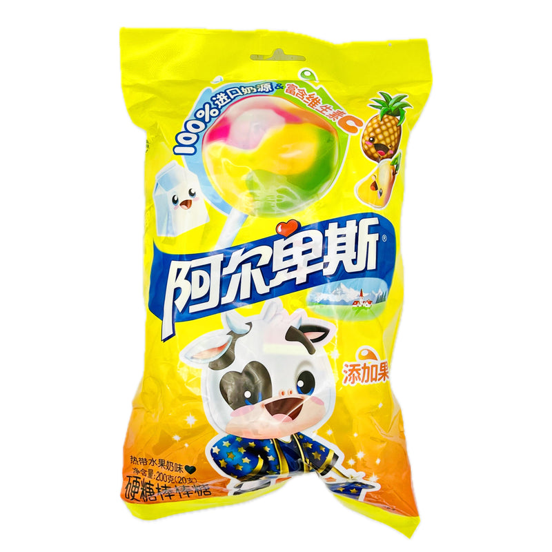 Alpenliebe Lollipop Candy Tropical & Cream Flavour (20 Pieces) 200g - Tuk Tuk Mart