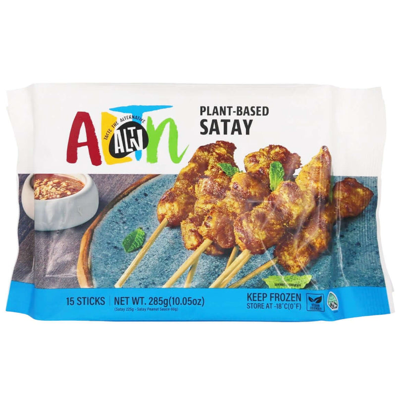 ALTN Plant-based Satay 285g (Frozen) - Tuk Tuk Mart