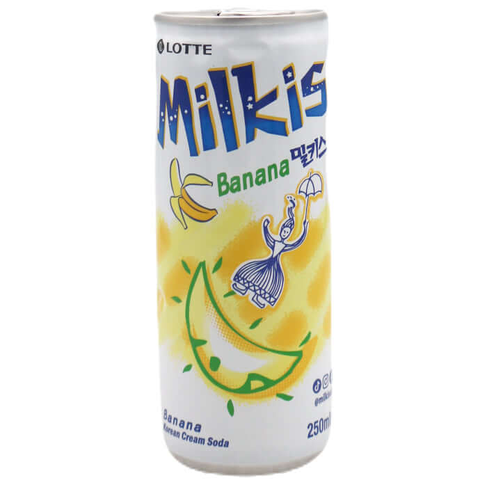 LOTTE Milkis Banana 250ml - Tuk Tuk Mart