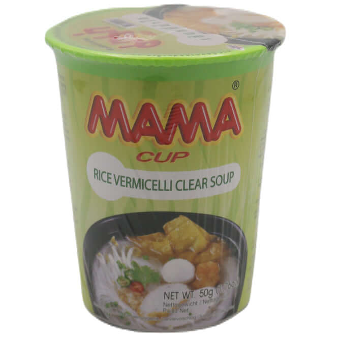 Mama Cup Rice Vermicelli Clear Soup 50g - Tuk Tuk Mart