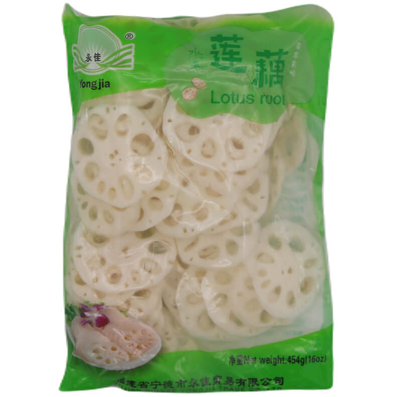 Yong Jia Lotus Root 454g (Frozen) - Tuk Tuk Mart