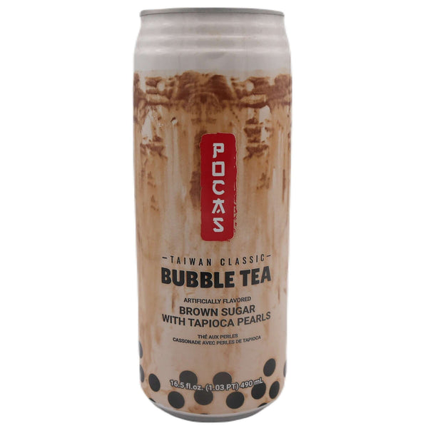 Pocas Bubble Tea Can Brown Sugar 490ml - Tuk Tuk Mart