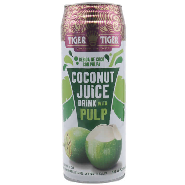 Tiger Tiger Coconut Juice Drink with Pulp 520ml - Tuk Tuk Mart