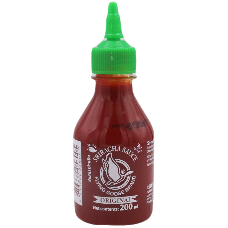 Flying Goose Sriracha Hot Chilli Sauce 200ml (Vegan) - Tuk Tuk Mart