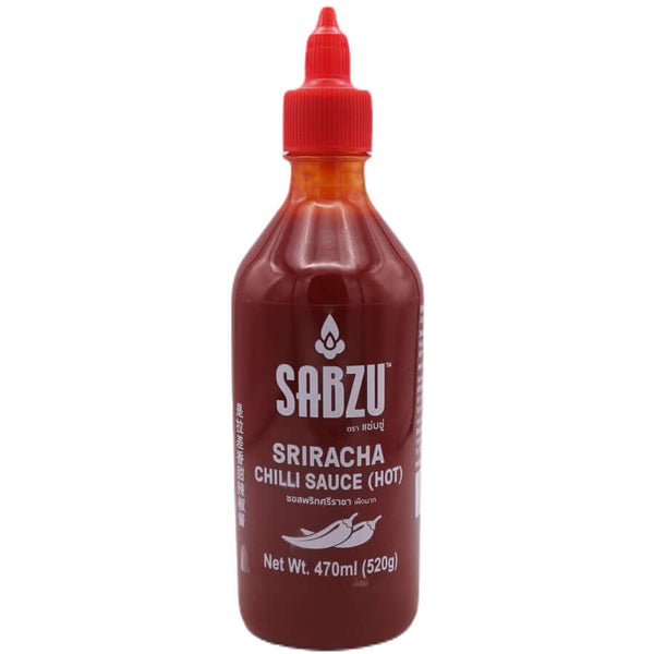 Sabzu Sriracha Chilli Sauce (Hot) 470ml - Tuk Tuk Mart