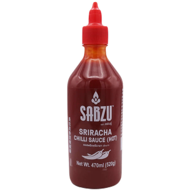 Sabzu Sriracha Chilli Sauce (Hot) 470ml - Tuk Tuk Mart