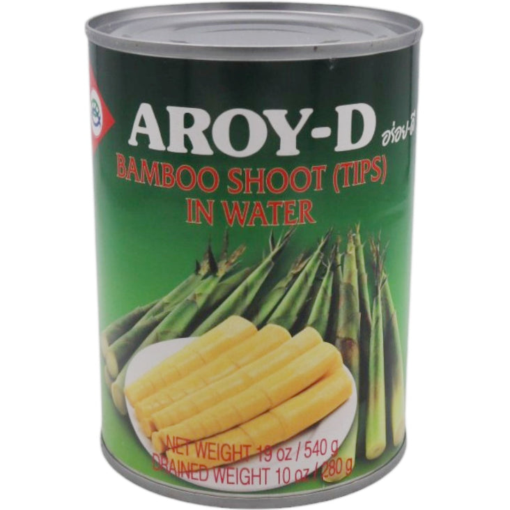 Aroy-D Bamboo Shoot (Tips) In Water 540g - Tuk Tuk Mart