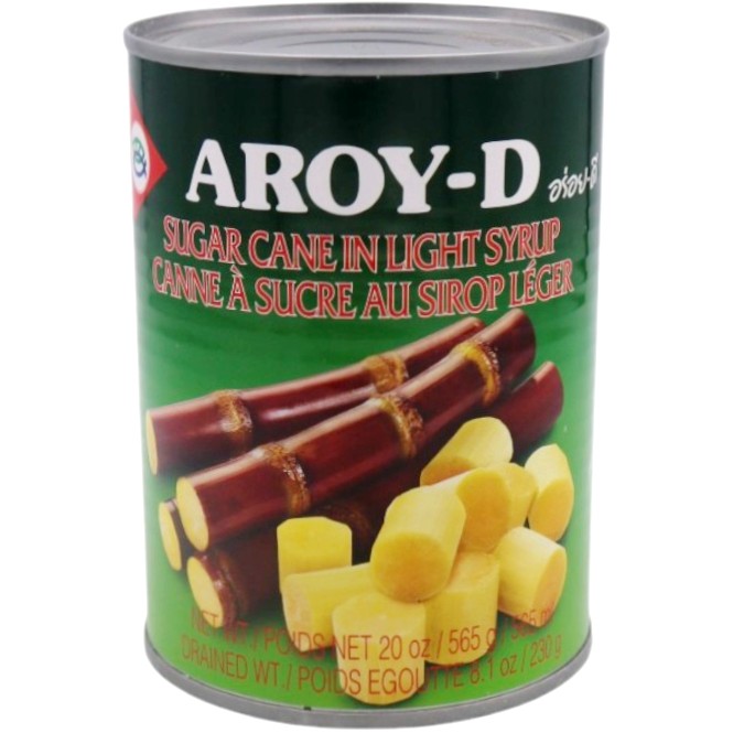 Aroy-D Sugar Cane in Light Syrup 565g - Tuk Tuk Mart