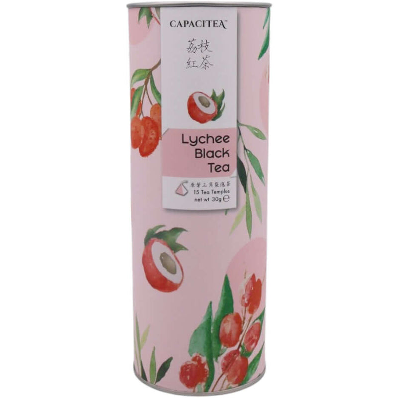 Capacitea Lychee Black Tea (15 Tea Temples) 30g - Tuk Tuk Mart
