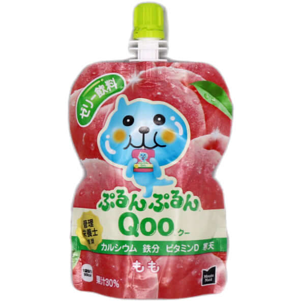 Qoo Jelly Drink Peach Flavour 125g - Tuk Tuk Mart