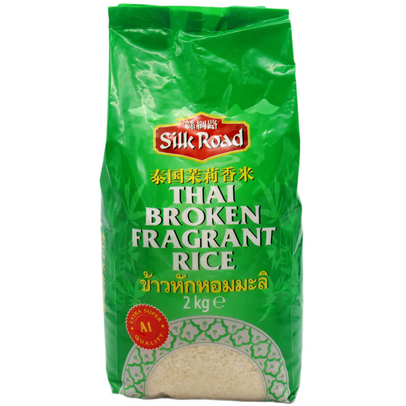 Silk Road Thai Broken Fragrant Rice 2kg - Tuk Tuk Mart