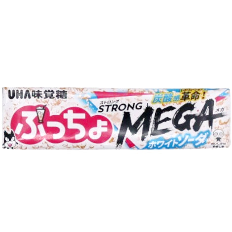 Uha Candy Mikakuto Puccho Mega White Soda Flavour 50g - Tuk Tuk Mart
