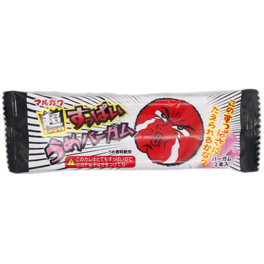 Marukawa Seika Super Sour Ume Chewing Gum 0.0g - Tuk Tuk Mart