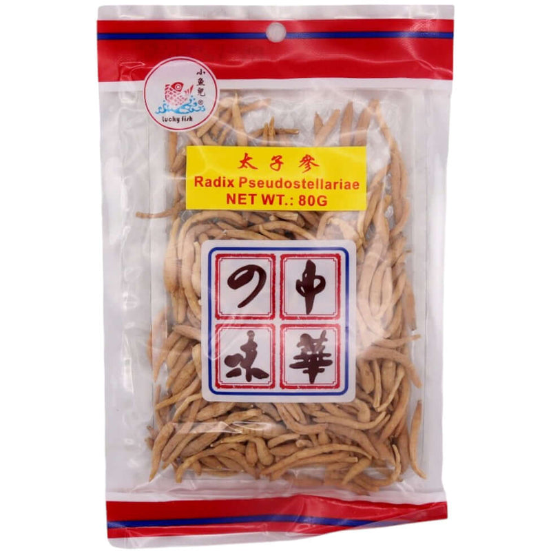 Lucky Fish Radix Pseudostellariae 太子參 80g - Tuk Tuk Mart