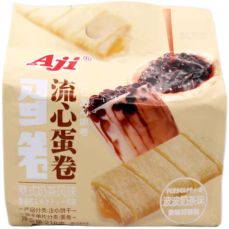 Aji Egg Roll - Milk Tea Flavour 218g - Tuk Tuk Mart