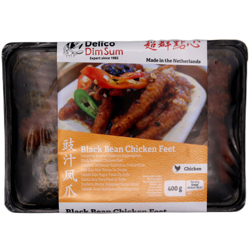 Delico Dim Sum Black Bean Chicken Feet 豉汁鳳爪 400g (Frozen) - Tuk Tuk Mart