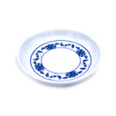 *Blue Melamine Chinese Flower Design Sauce Dish 9cm - Tuk Tuk Mart