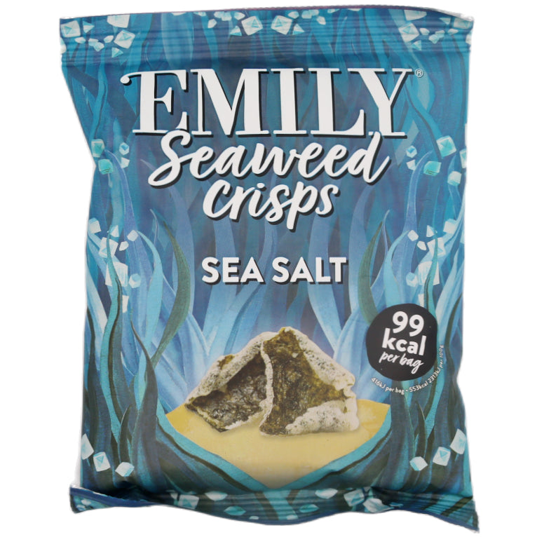 Emily Snacks Seaweed Crisps (Sea Salt Flavour) 18g - Tuk Tuk Mart