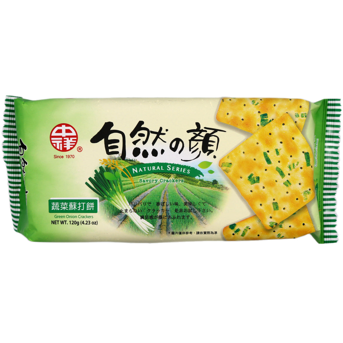 CH Foods Green Onion Crackers 120g - Tuk Tuk Mart