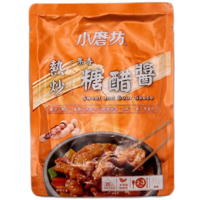Tomax Sweet and Sour Sauce 小磨坊 果香糖醋醬 100g - Tuk Tuk Mart
