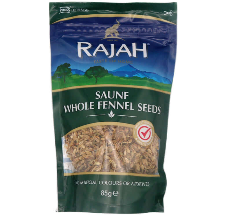 Rajah Whole Fennel Seeds 85g - Tuk Tuk Mart