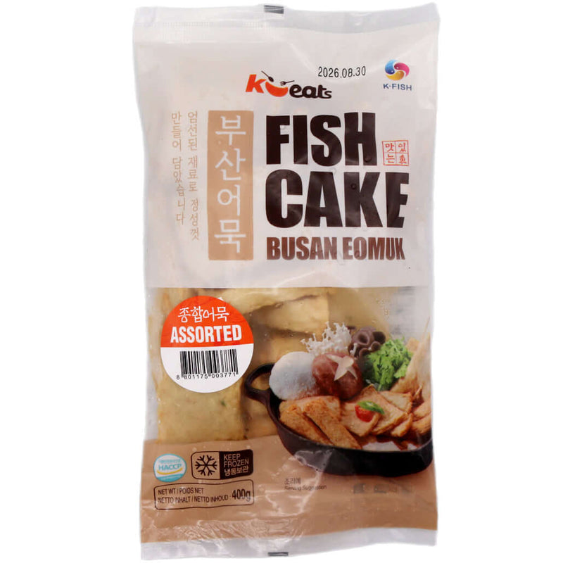 K-Eats Assorted Fish Cake Busan Eomuk 400g (Frozen) - Tuk Tuk Mart