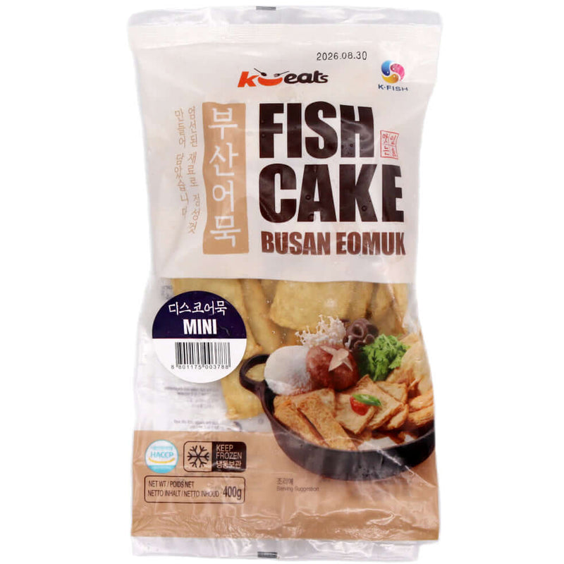K-Eats Mini Fish Cake Busan Eomuk 400g (Frozen) - Tuk Tuk Mart