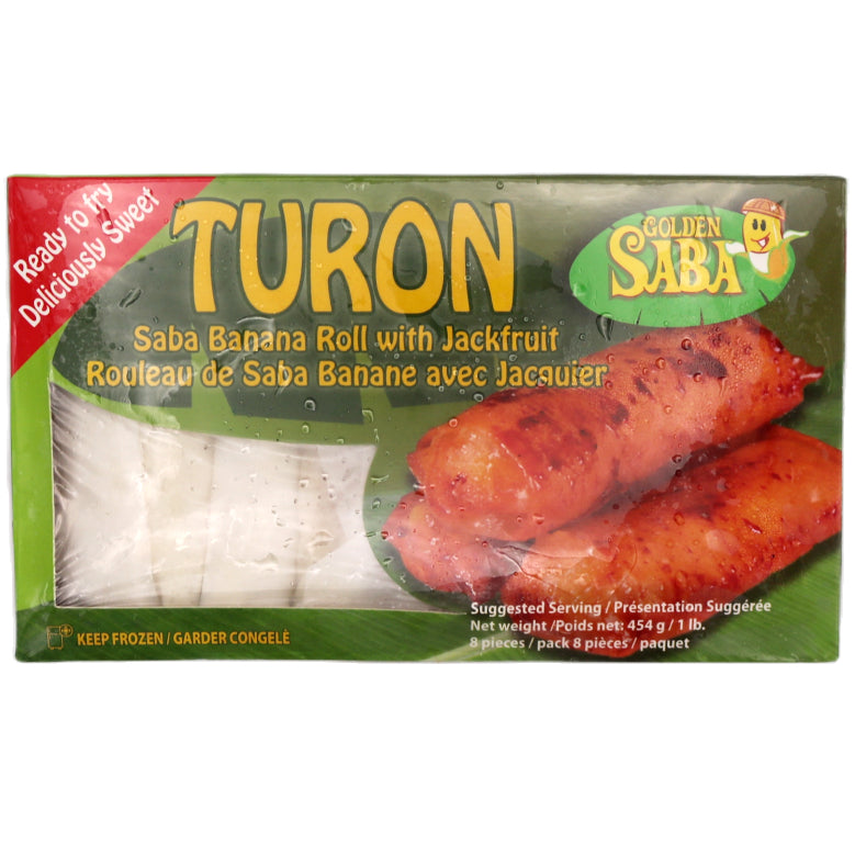 Golden Saba Turon Saba Banana Roll with Jackfruit 454g (Frozen) - Tuk Tuk Mart