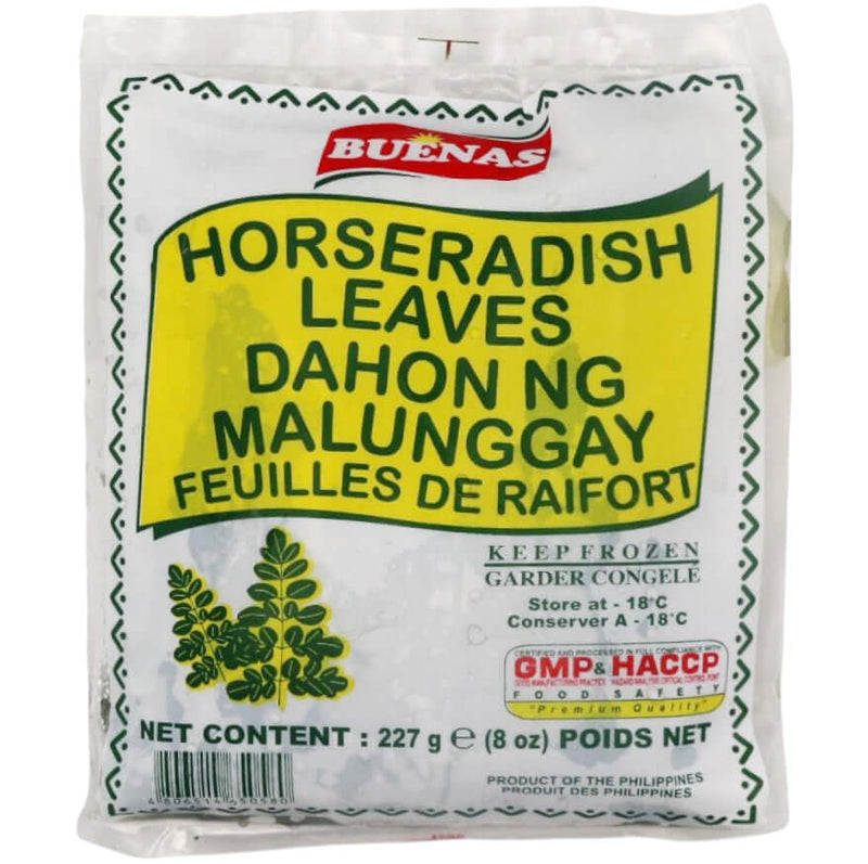 Buenas Horseradish Leaves 227g (Frozen) - Tuk Tuk Mart