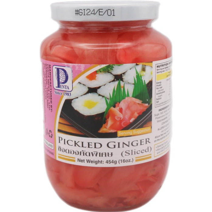 Penta Pickled Ginger (Sliced) 454g - Tuk Tuk Mart