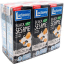 Lactasoy Black Sesame UHT Soymilk (Pack of 6) 1500ml (6x250ml) - Tuk Tuk Mart