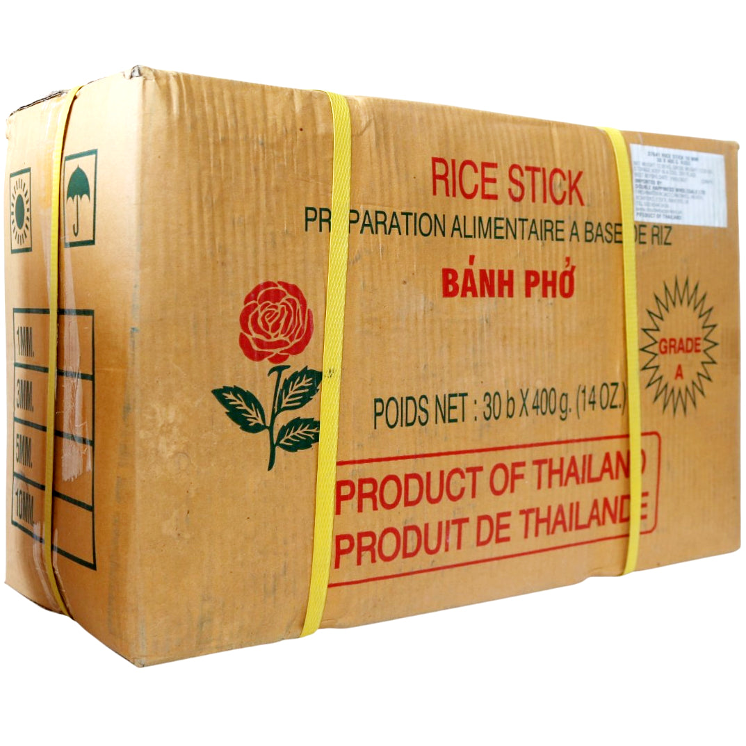 Rose Brand Rice Stick (10mm) (400g*30pks) 12.00kg - Tuk Tuk Mart