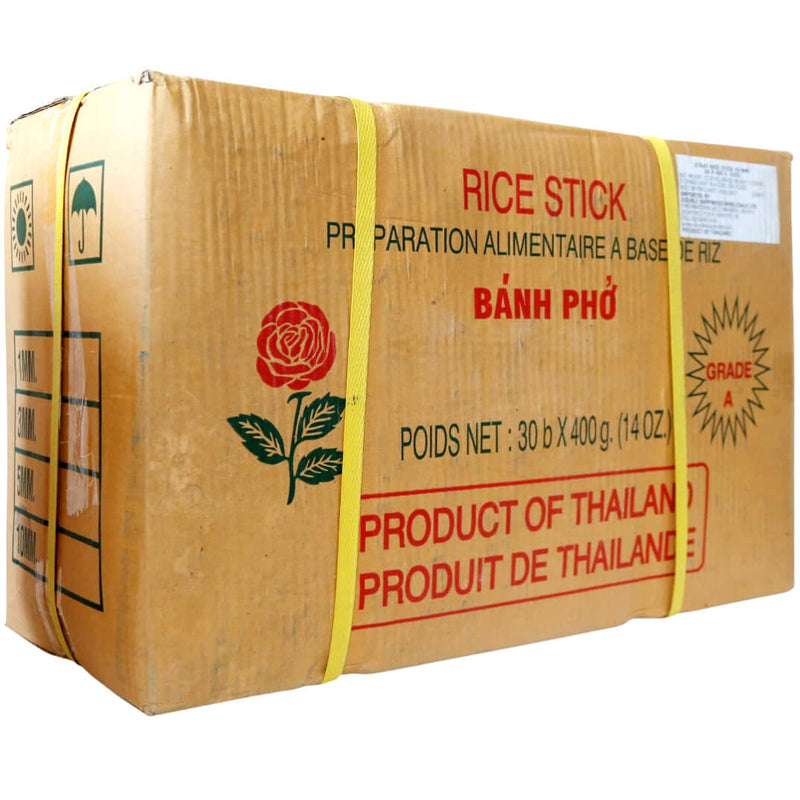 Rose Brand Rice Stick (10mm) (400g*30pks) 12.00kg - Tuk Tuk Mart