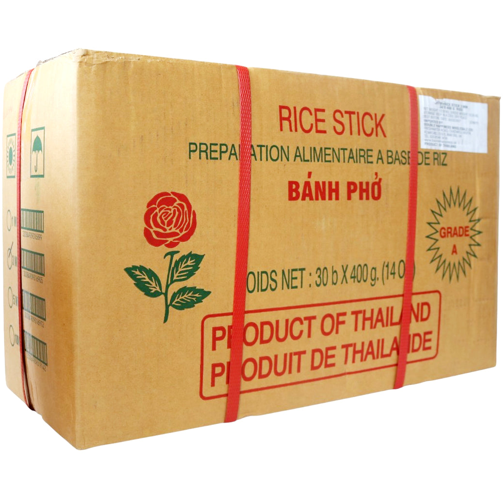 Rose Brand Rice Stick (3mm) (400g*30pks) 12.00kg - Tuk Tuk Mart