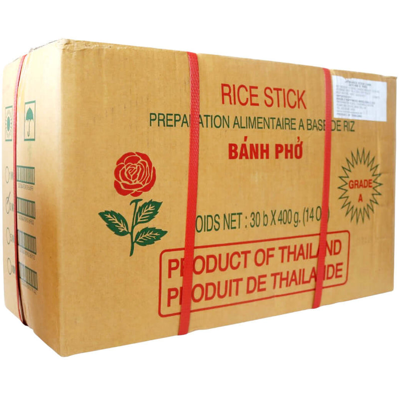 Rose Brand Rice Stick (3mm) (400g*30pks) 12.00kg - Tuk Tuk Mart