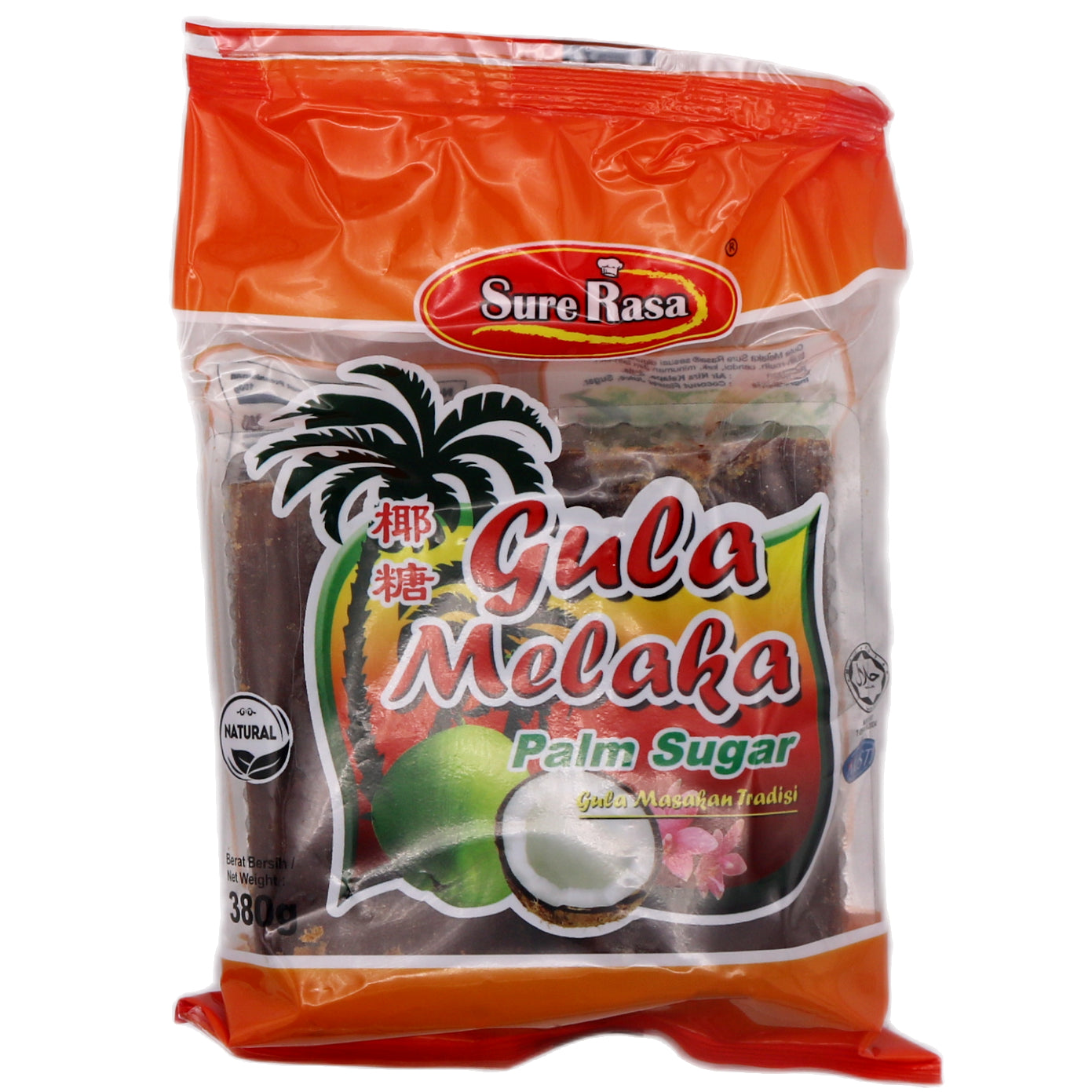 Sure Rasa Palm Sugar (Gula Melaka) 380g - Tuk Tuk Mart