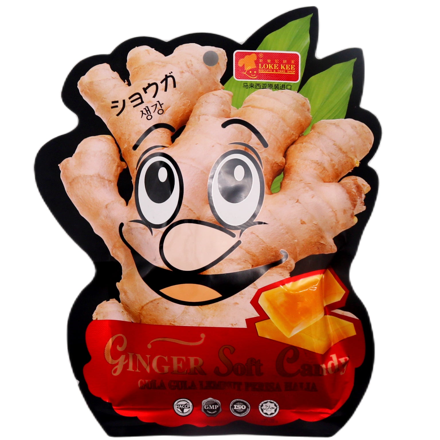 Lok Kee Ginger Soft Candy 96g - Tuk Tuk Mart