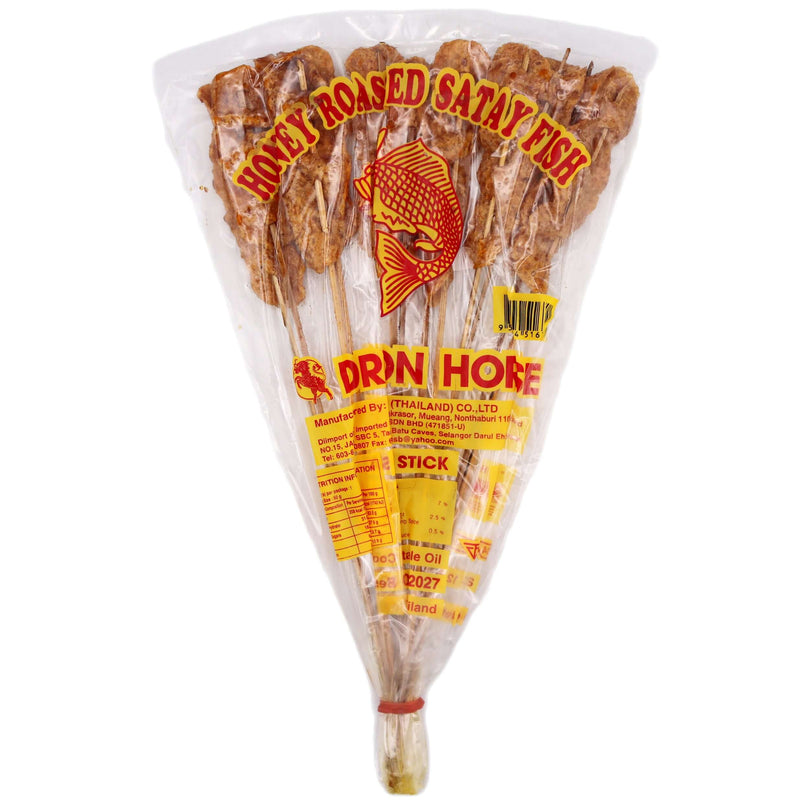Dragon Horse Brand Satay Fish Stick (12 sticks) 30g - Tuk Tuk Mart