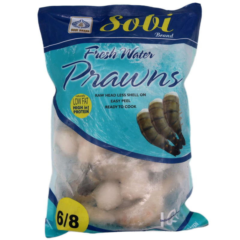 Sobi Brand Raw HLSO - Easy Peel IQF Freshwater Prawns 440g (Frozen) - Tuk Tuk Mart