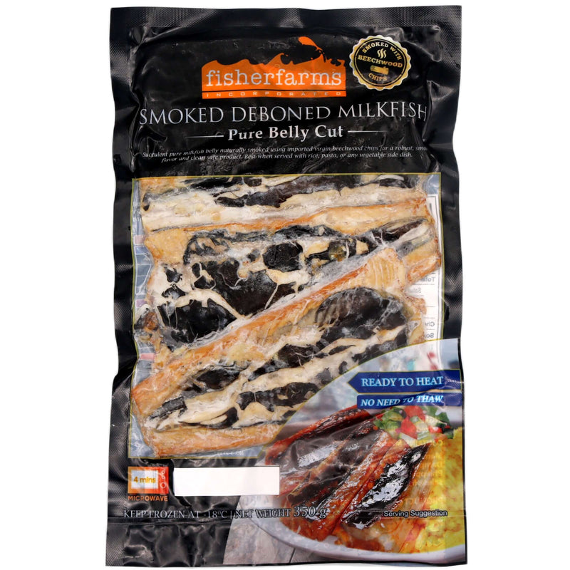 Fisherfarms Smoked Deboned Milkfish Pure Belly Cut 350g (Frozen) - Tuk Tuk Mart