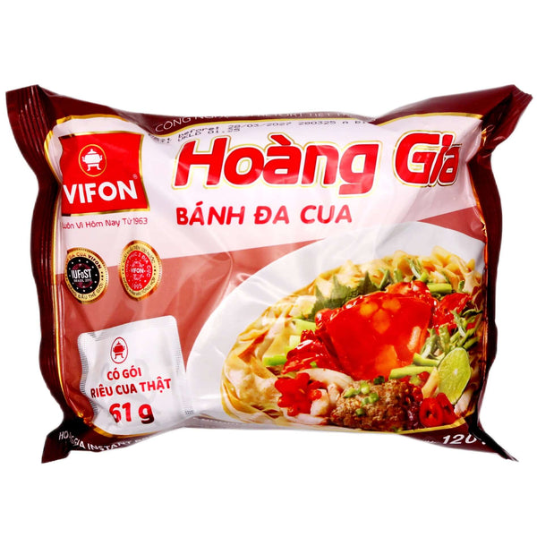 VIFON Instant Brown Rice Noodles with Crab Bag 120g - Tuk Tuk Mart